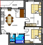 Apartmány CARINTHIA schema