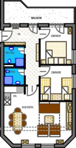 Apartmány CARINTHIA schema