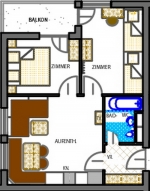 Apartmány CARINTHIA schema