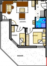 Apartmány CARINTHIA schema